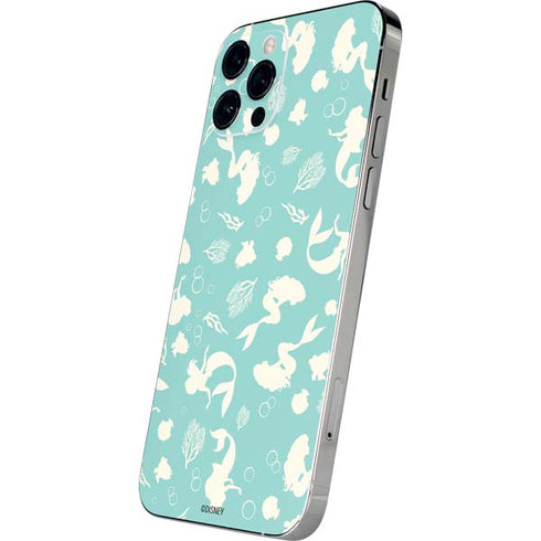 Disney The Little Mermaid Character Silhouette Pattern iPhone 12 Pro Skin