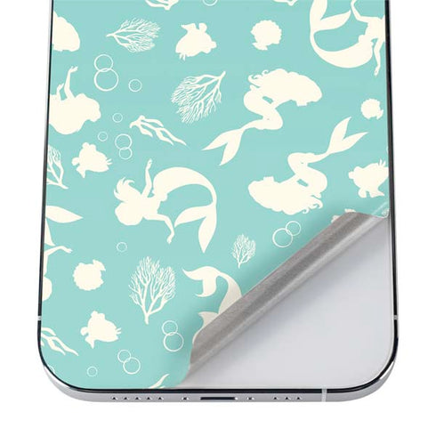Disney The Little Mermaid Character Silhouette Pattern iPhone 12 Pro Skin