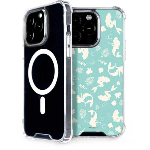 Disney The Little Mermaid Character Silhouette Pattern iPhone 13 Pro MagSafe Case