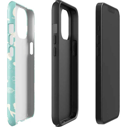 Disney The Little Mermaid Character Silhouette Pattern iPhone 13 Pro Max Impact Case