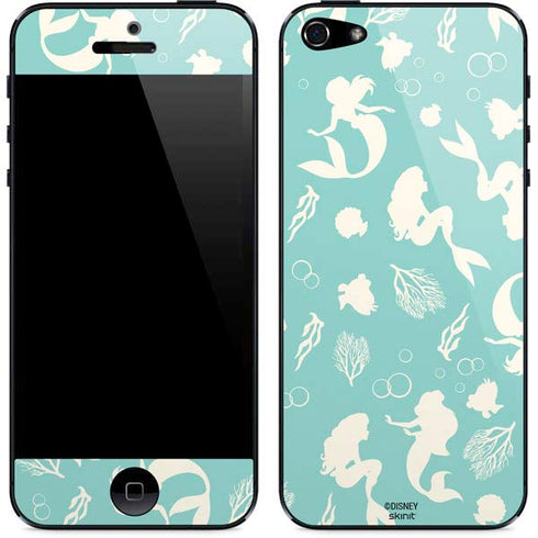 Disney The Little Mermaid Character Silhouette Pattern iPhone 5/5s/5SE Skin