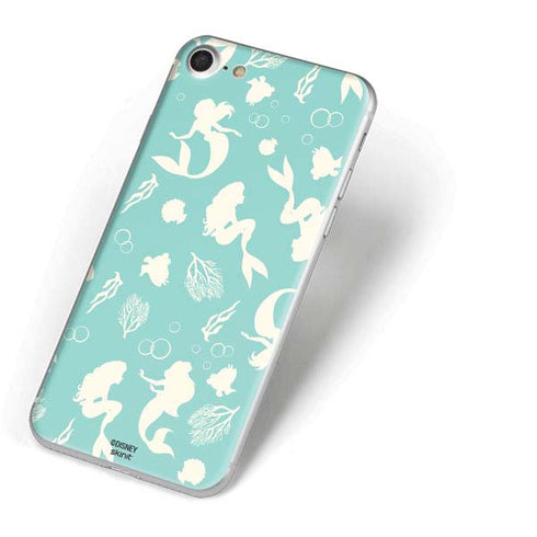 Disney The Little Mermaid Character Silhouette Pattern iPhone 8 Skin
