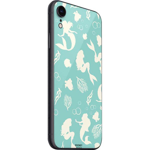 Disney The Little Mermaid Character Silhouette Pattern iPhone SE (2nd & 3rd Gen) Skin