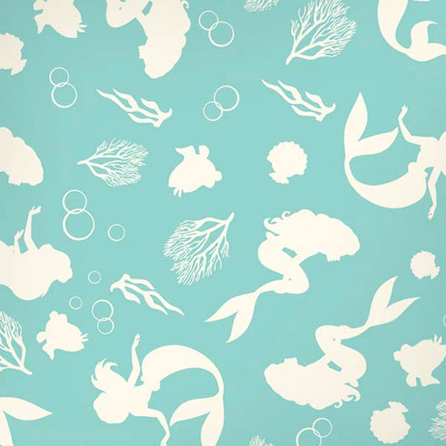 Disney The Little Mermaid Character Silhouette Pattern iPhone XS Max Skin