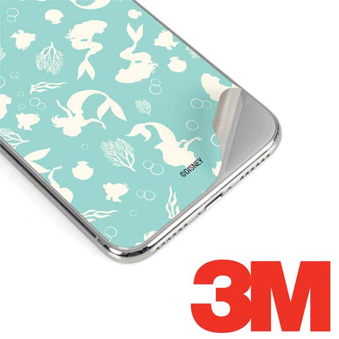 Disney The Little Mermaid Character Silhouette Pattern iPhone XS Skin