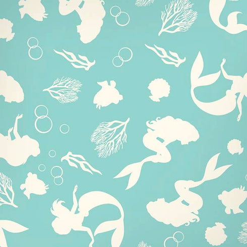 Disney The Little Mermaid Character Silhouette Pattern iPhone XS Skin