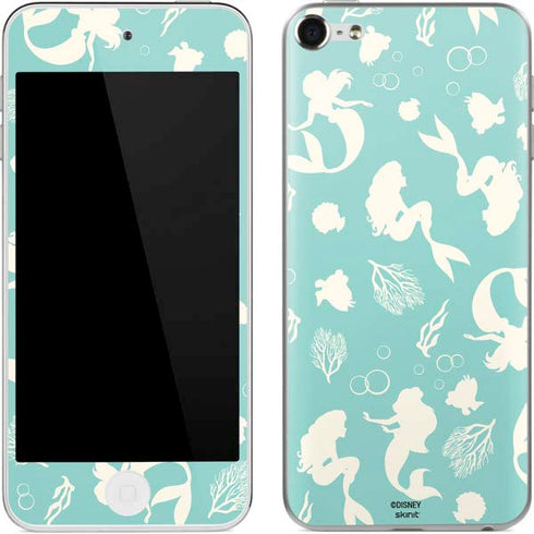 Disney The Little Mermaid Character Silhouette Pattern Apple iPod Skin