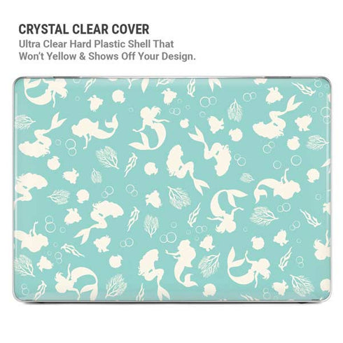 Disney The Little Mermaid Character Silhouette Pattern MacBook Air 15in (2023-2025) Case plus Skin