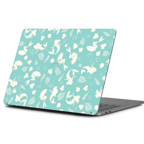 Disney The Little Mermaid Character Silhouette Pattern Apple MacBook Pro 13-inch Skin