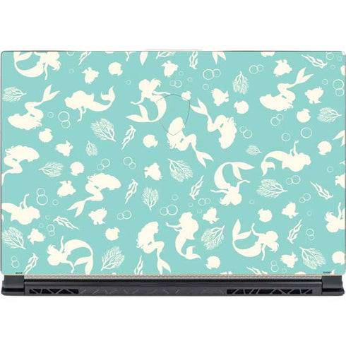 Disney The Little Mermaid Character Silhouette Pattern MSI GS65 Stealth Laptop Skin
