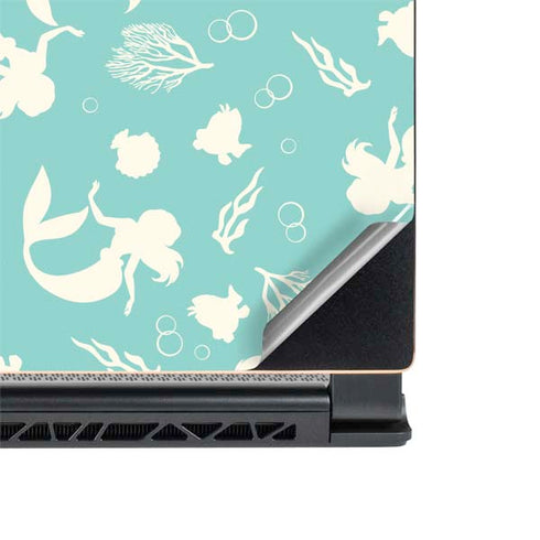 Disney The Little Mermaid Character Silhouette Pattern MSI GS65 Stealth Laptop Skin