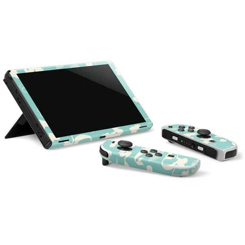 Disney The Little Mermaid Character Silhouette Pattern Nintendo Switch OLED (2021) Skin