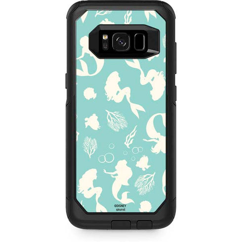 Disney The Little Mermaid Character Silhouette Pattern Otterbox Commuter Galaxy Skin