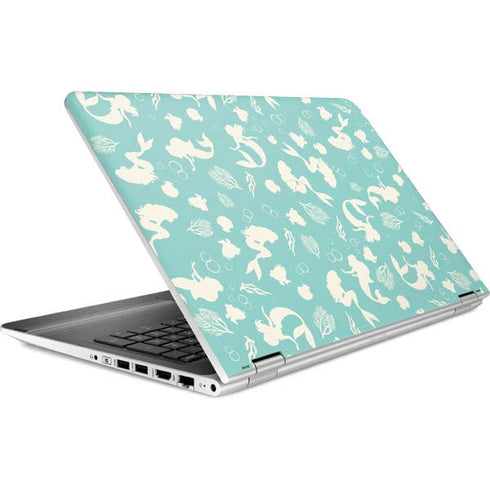 Disney The Little Mermaid Character Silhouette Pattern HP Pavilion Skin