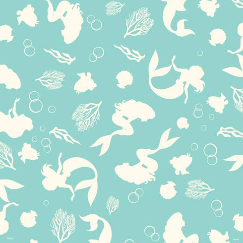 Disney The Little Mermaid Character Silhouette Pattern PS4 Controller Skin