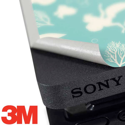 Disney The Little Mermaid Character Silhouette Pattern PS4 Slim Skin