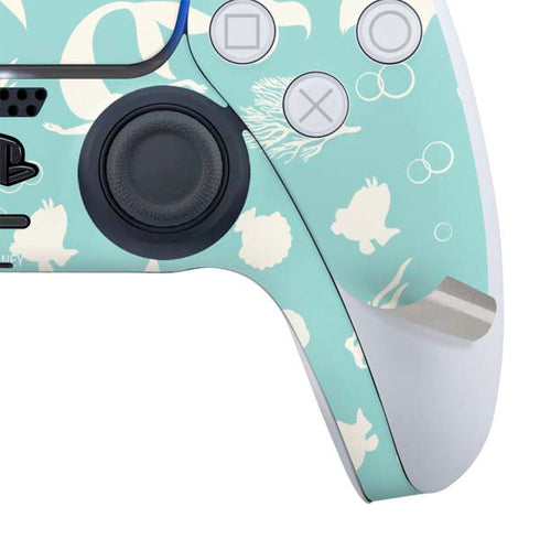Disney The Little Mermaid Character Silhouette Pattern PS5 Controller Skin