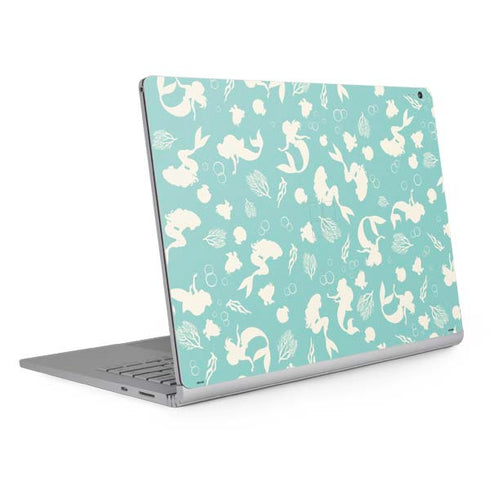 Disney The Little Mermaid Character Silhouette Pattern Surface Book 2 13.5in Skin