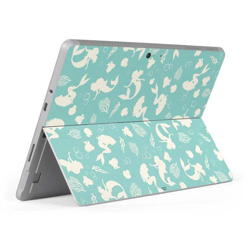 Disney The Little Mermaid Character Silhouette Pattern Surface Go Skin