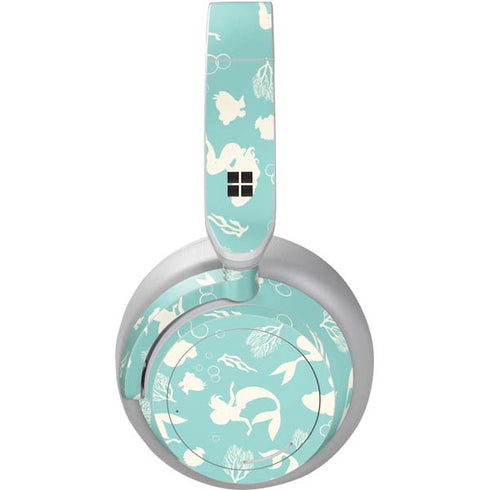 Disney The Little Mermaid Character Silhouette Pattern Surface Headphones Skin