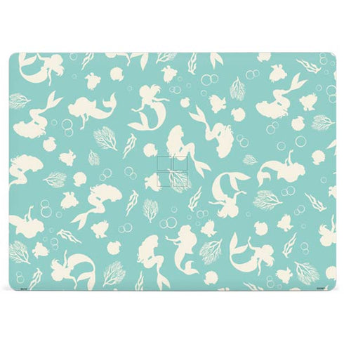 Disney The Little Mermaid Character Silhouette Pattern Surface Laptop 2 Skin