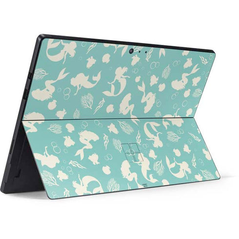 Disney The Little Mermaid Character Silhouette Pattern Surface Pro 6 Skin