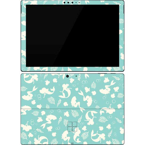 Disney The Little Mermaid Character Silhouette Pattern Surface Pro 7 Skin