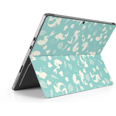 Disney The Little Mermaid Character Silhouette Pattern Surface Pro 8 Skin