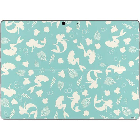 Disney The Little Mermaid Character Silhouette Pattern Surface Pro 9 Skin
