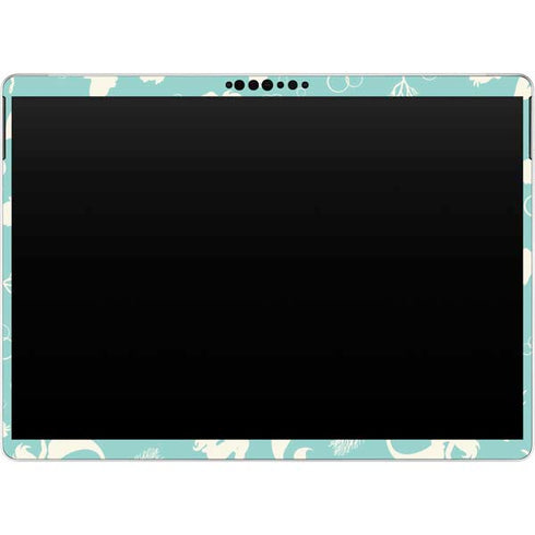 Disney The Little Mermaid Character Silhouette Pattern Surface Pro 9 Skin