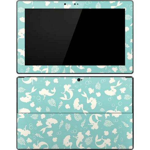 Disney The Little Mermaid Character Silhouette Pattern Surface Pro Tablet Skin