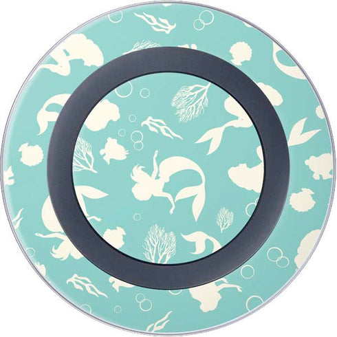 Disney The Little Mermaid Character Silhouette Pattern Wireless Charger Skin