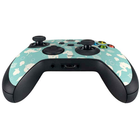 Disney The Little Mermaid Character Silhouette Pattern Xbox Series X Controller Skin
