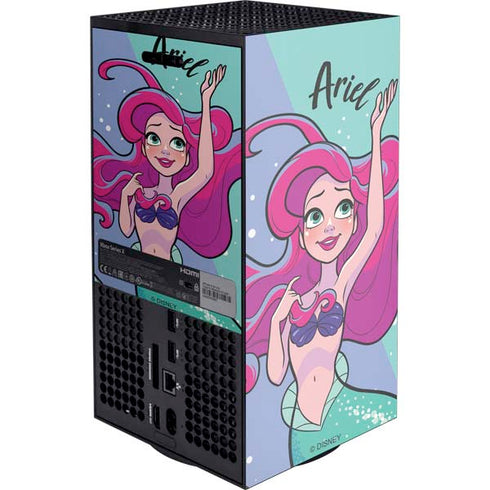 Disney Princess Ariel Art Xbox Series X Console Skin
