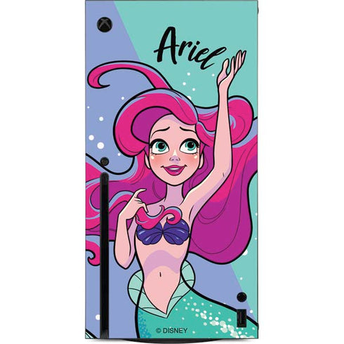 Disney Princess Ariel Art Xbox Series X Console Skin