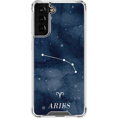 Aries Constellation Galaxy S21 FE Clear Case
