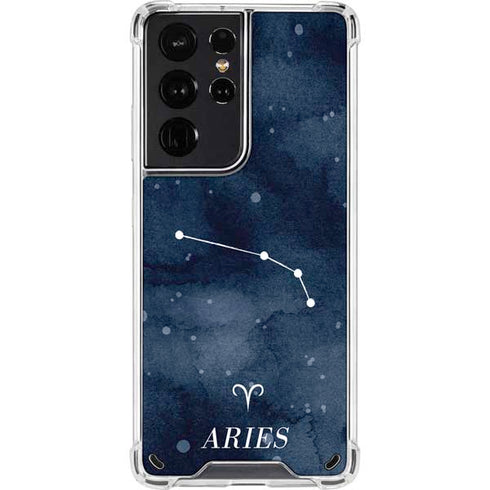 Aries Constellation Galaxy S21 Ultra 5G Clear Case