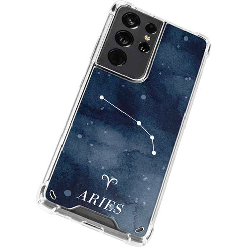 Aries Constellation Galaxy S21 Ultra 5G Clear Case