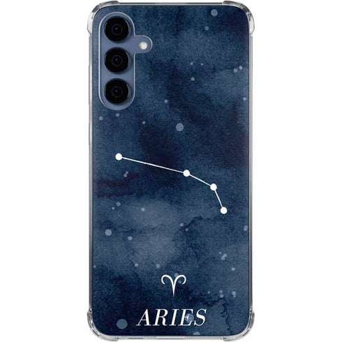 Aries Constellation Galaxy S24 Clear Case