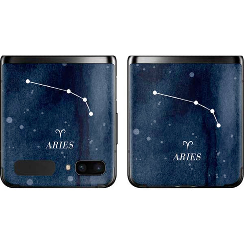 Aries Constellation Galaxy Z Flip Skin