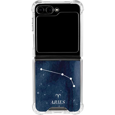 Aries Constellation Galaxy Z Flip5 5G Clear Case