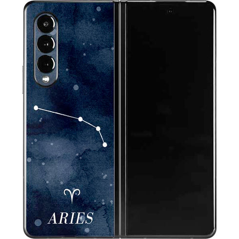 Aries Constellation Galaxy Z Fold3 5G Skin