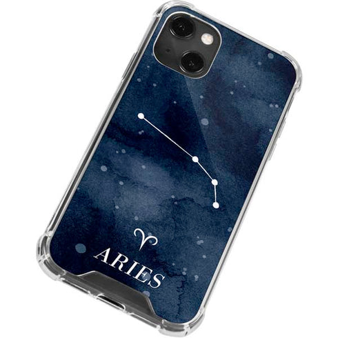 Aries Constellation iPhone 14 Plus Clear Case