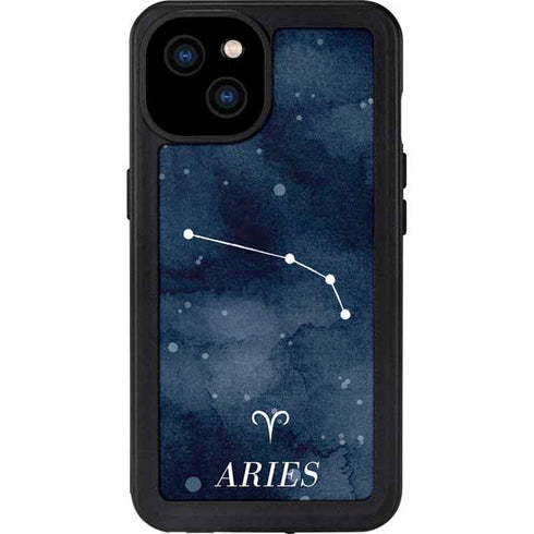 Aries Constellation iPhone 15 Plus Waterproof Case