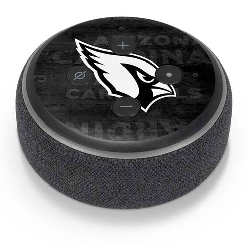 NFL Arizona Cardinals Black & White Amazon Echo Dot Skin
