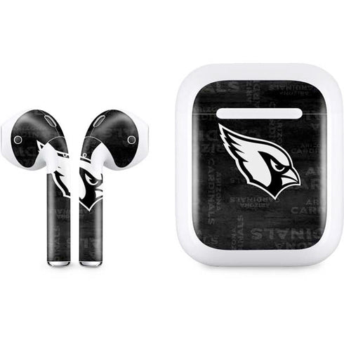 NFL Arizona Cardinals Black & White Apple AirPods Skin