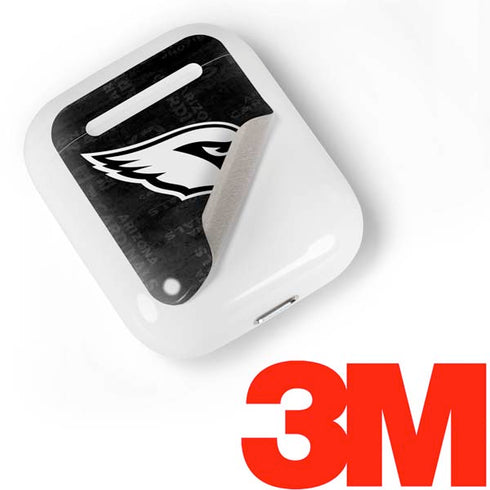 NFL Arizona Cardinals Black & White Apple AirPods Skin