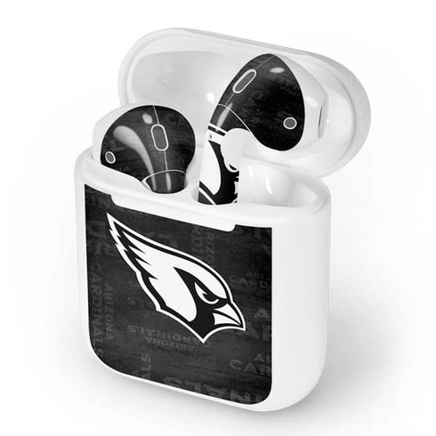NFL Arizona Cardinals Black & White Apple AirPods Skin