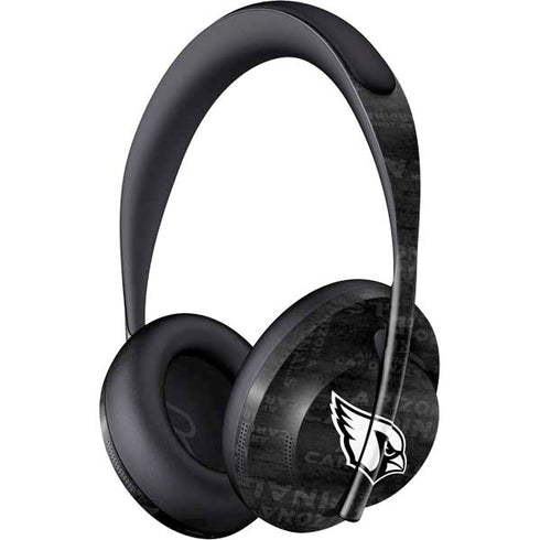 NFL Arizona Cardinals Black & White Bose Noise Cancelling Headphones 700 Skin