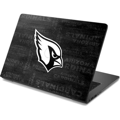 NFL Arizona Cardinals Black & White Dell Chromebook Skin